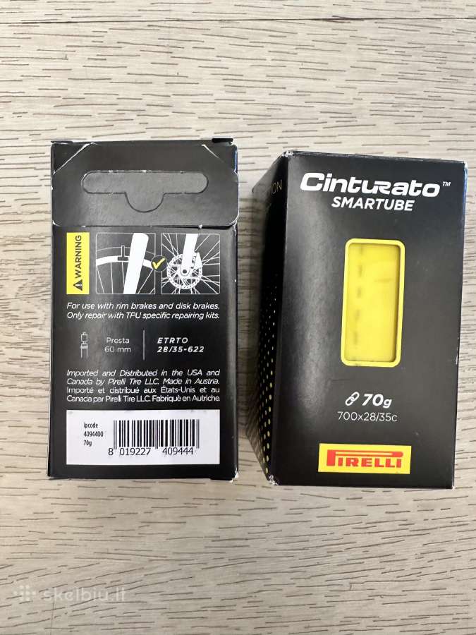 Pirelli Cintirato Smart Tube Tpu 70g, 28-35c - nuotraukos Nr. 3