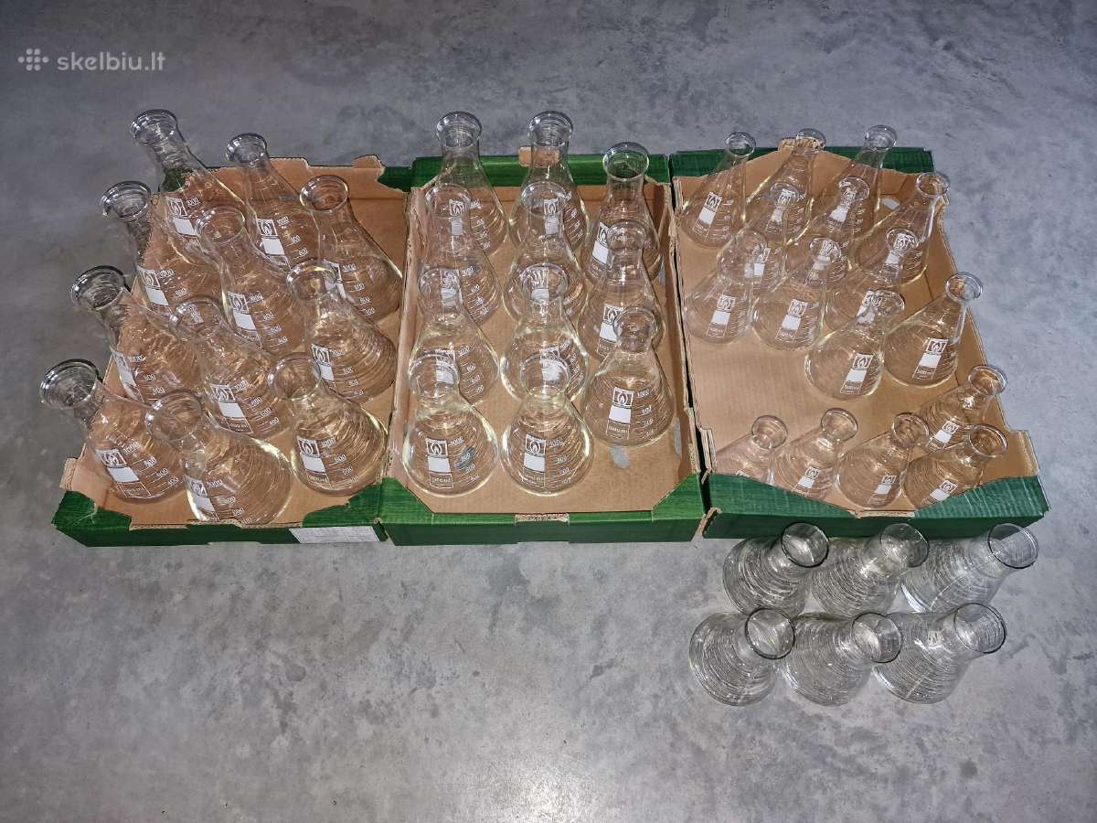 Laboratorinės kūginės kolbos - nuotraukos Nr. 2