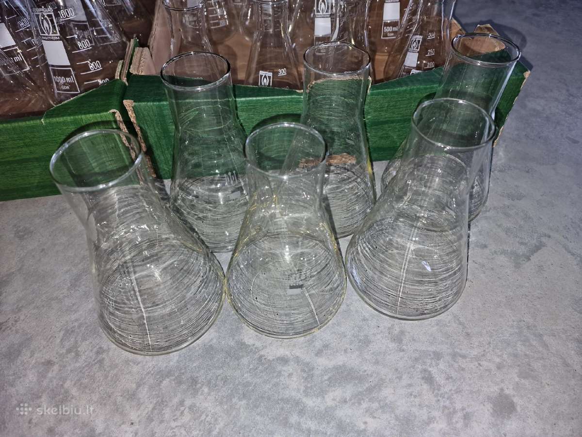 Laboratorinės kūginės kolbos - nuotraukos Nr. 8