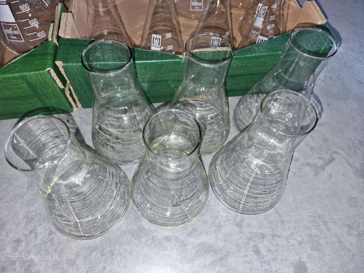 Laboratorinės kūginės kolbos - nuotraukos Nr. 7