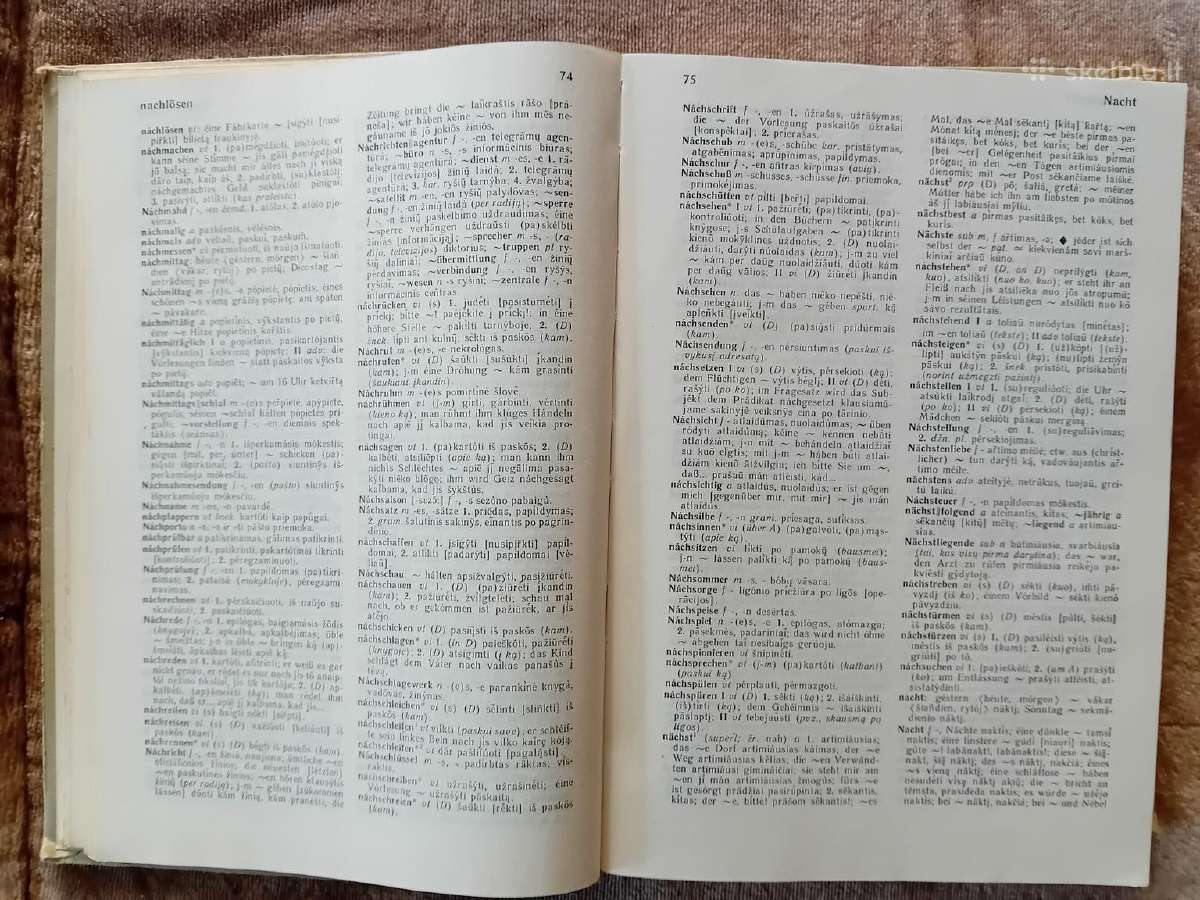 Vokiečių-lietuvių kalbų žodynas L-z - nuotraukos Nr. 4