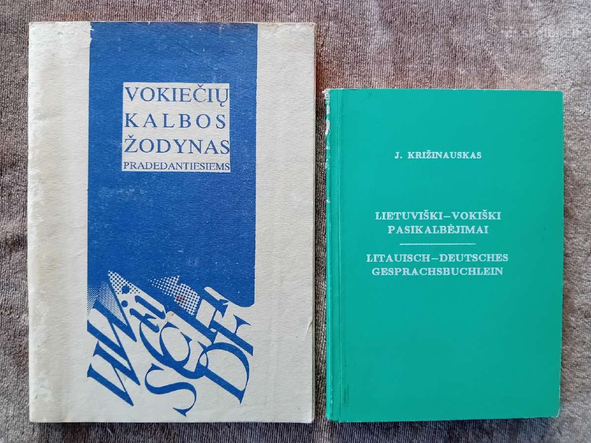 Vokiečių k. žodynas ir pasikalbėjimai pradedantiem