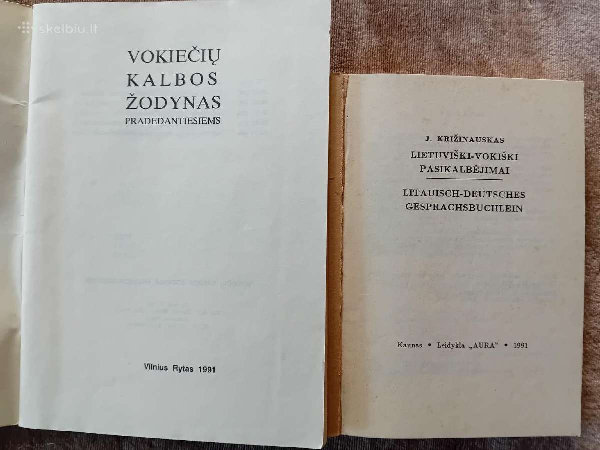 Vokiečių k. žodynas ir pasikalbėjimai pradedantiem - nuotraukos Nr. 2