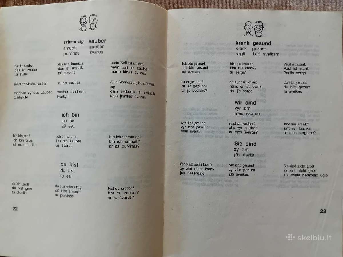 Vokiečių k. žodynas ir pasikalbėjimai pradedantiem - nuotraukos Nr. 3