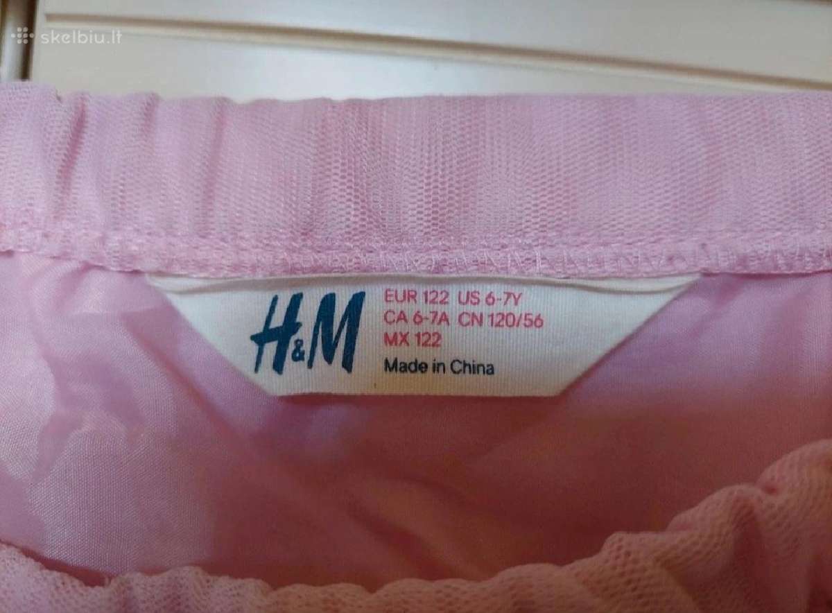 H&m sijonukas 122 cm 6/7 m. - nuotraukos Nr. 4