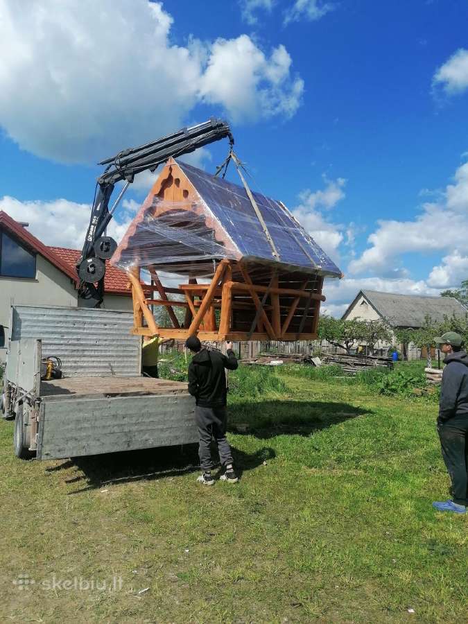 Ąžuolo rąstelių pavėsinė - nuotraukos Nr. 36
