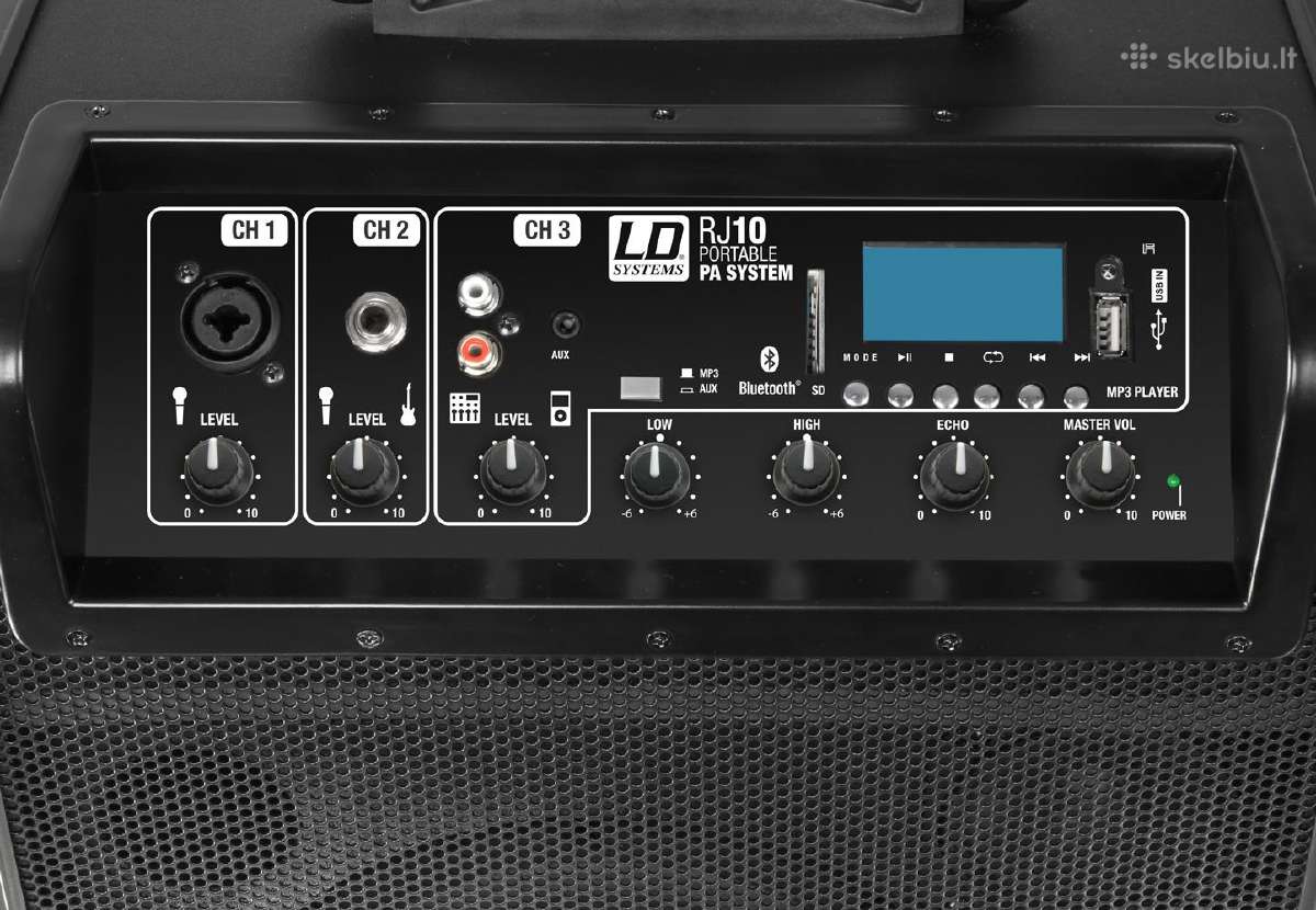 Aktyvi kolonėlė su baterija Ld Systems Roadjack 10 - nuotraukos Nr. 3