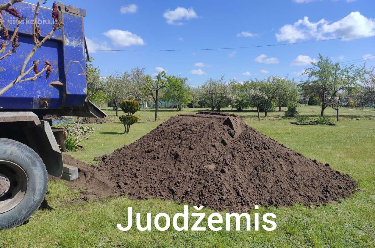 Juodžemis,skalda, smelis, zvyras,atsijos. - nuotraukos Nr. 5