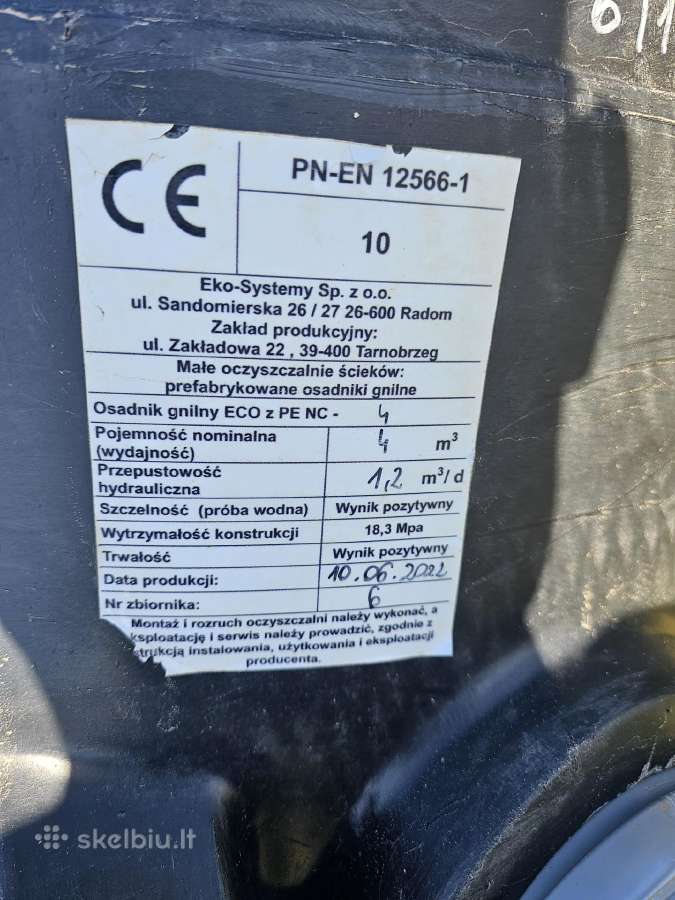 Naudoti nuotekų valymo įrenginiai - nuotraukos Nr. 7