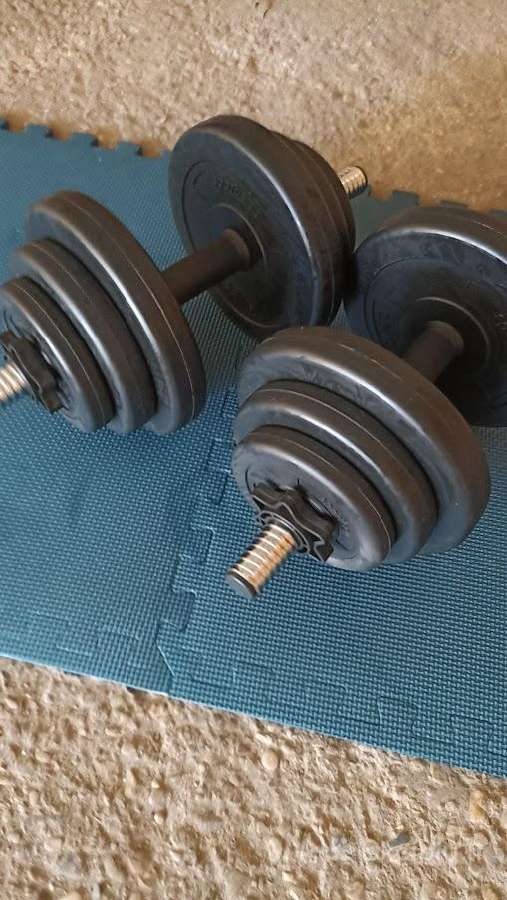 2 hanteliai po 10kg