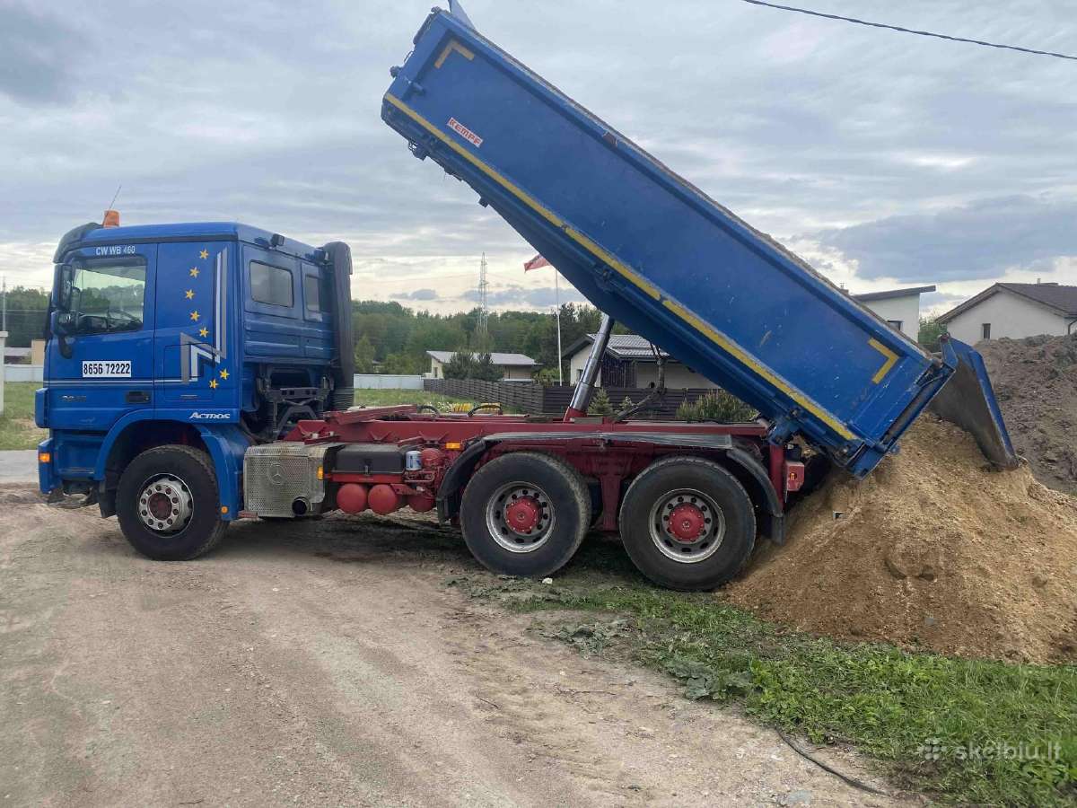 Vežame Žvyrą Smėlį Skaldą Atsijas, Sijota Augalinį - nuotraukos Nr. 2