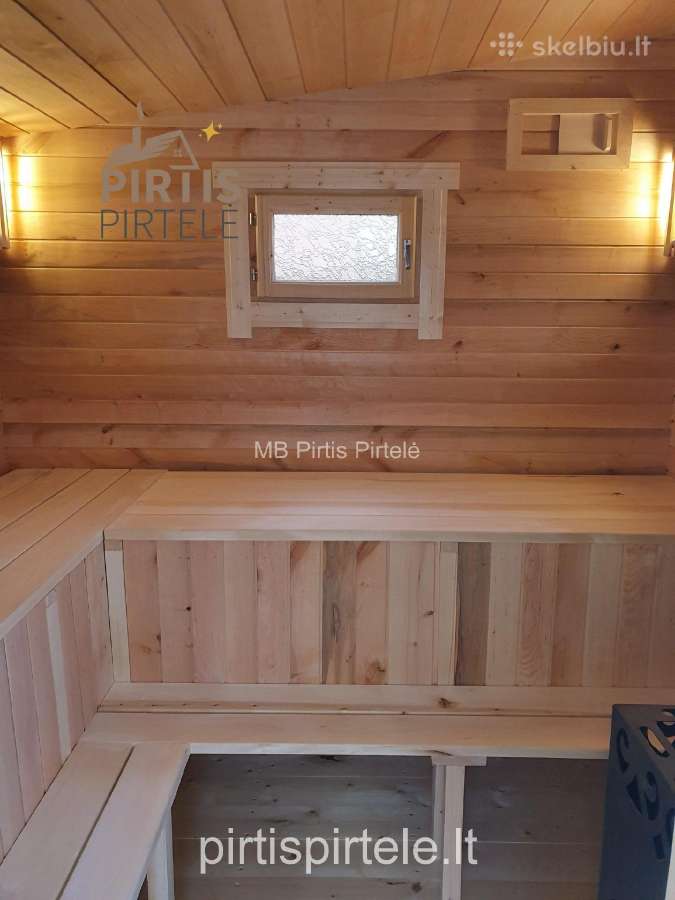 Pirtys pavėsinės medinis sandėliukas sodo namelis - nuotraukos Nr. 14