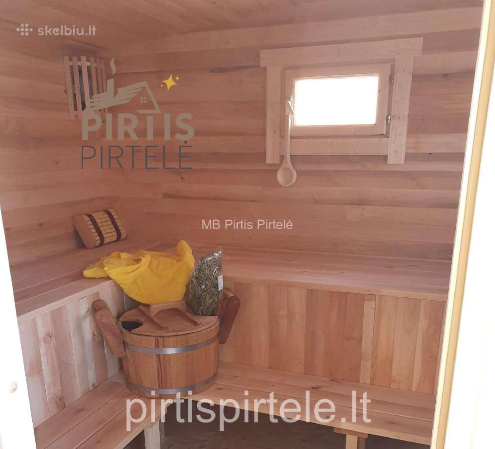 Pirtys pavėsinės medinis sandėliukas sodo namelis - nuotraukos Nr. 19