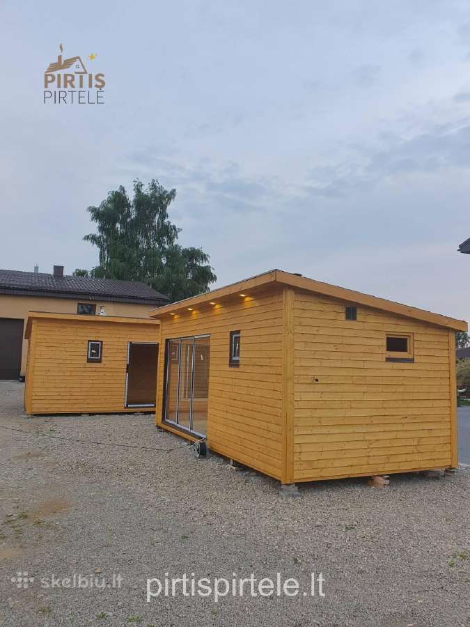 Pirtys pavėsinės medinis sandėliukas sodo namelis - nuotraukos Nr. 29