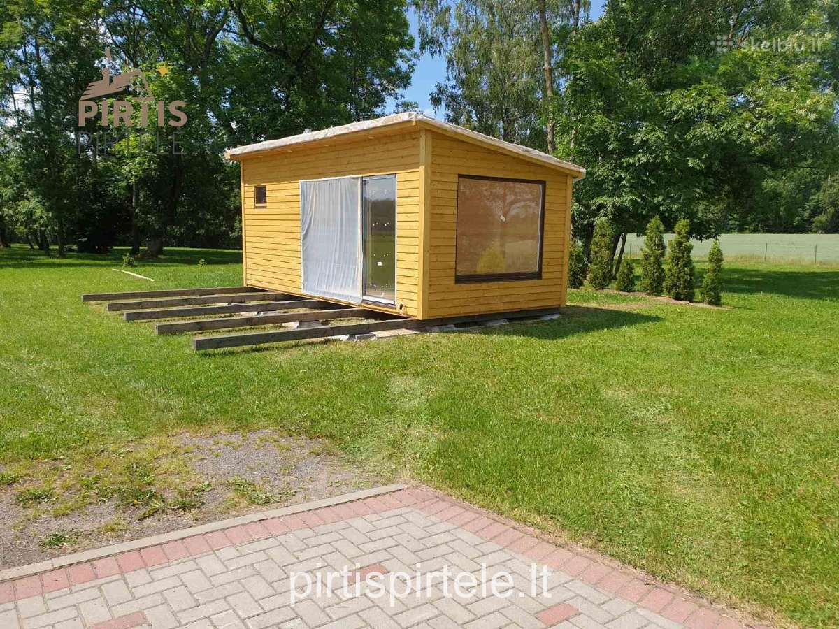 Pirtys pavėsinės medinis sandėliukas sodo namelis - nuotraukos Nr. 13