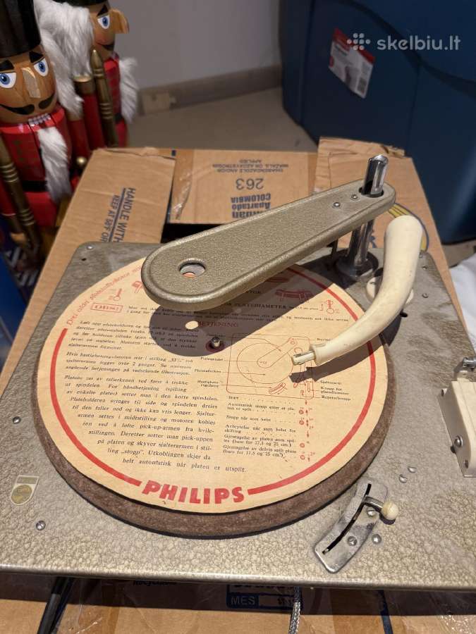 Philips 2508 patefonas, be dėžės, Projektas