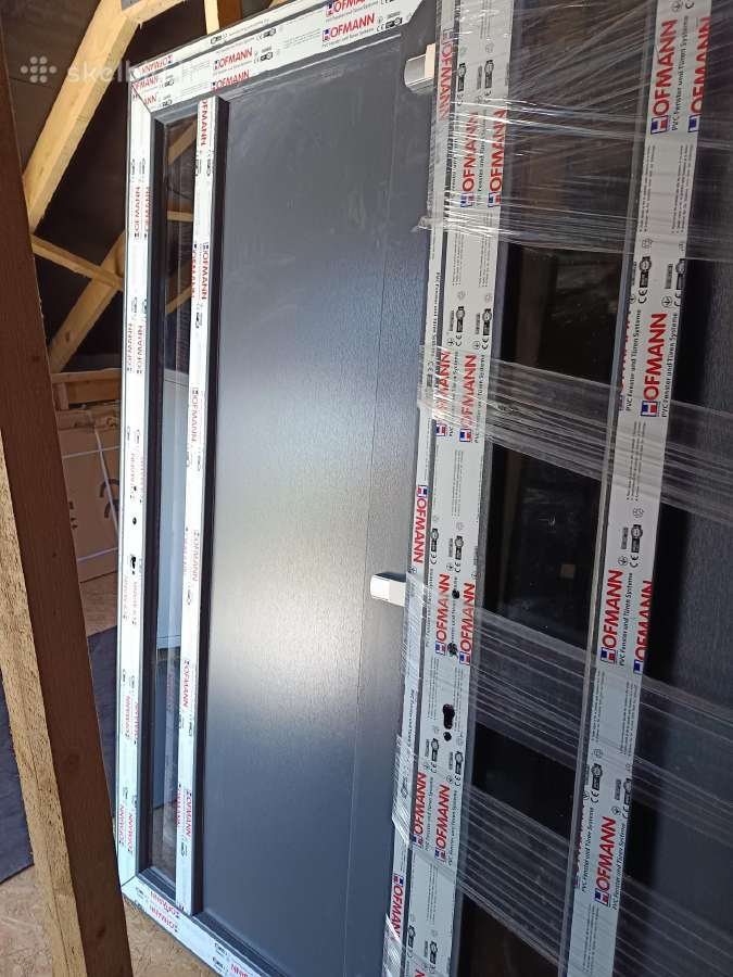 Lauko durys garazo vartai pvc langai. Automatikos - nuotraukos Nr. 2