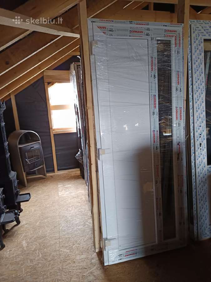 Lauko durys garazo vartai pvc langai. Automatikos - nuotraukos Nr. 13