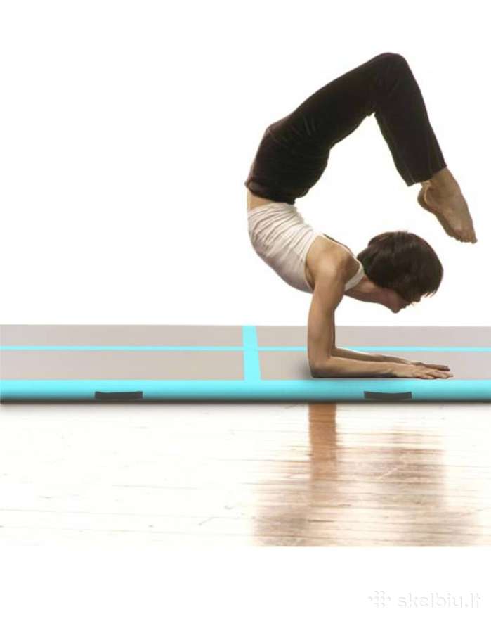 Vidaxl Pripuč. gimnast. kilim. su pompa, žal. sp