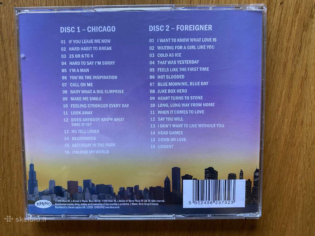 Chicago & Foreigner – The Very Best 2 X CD - nuotraukos Nr. 2