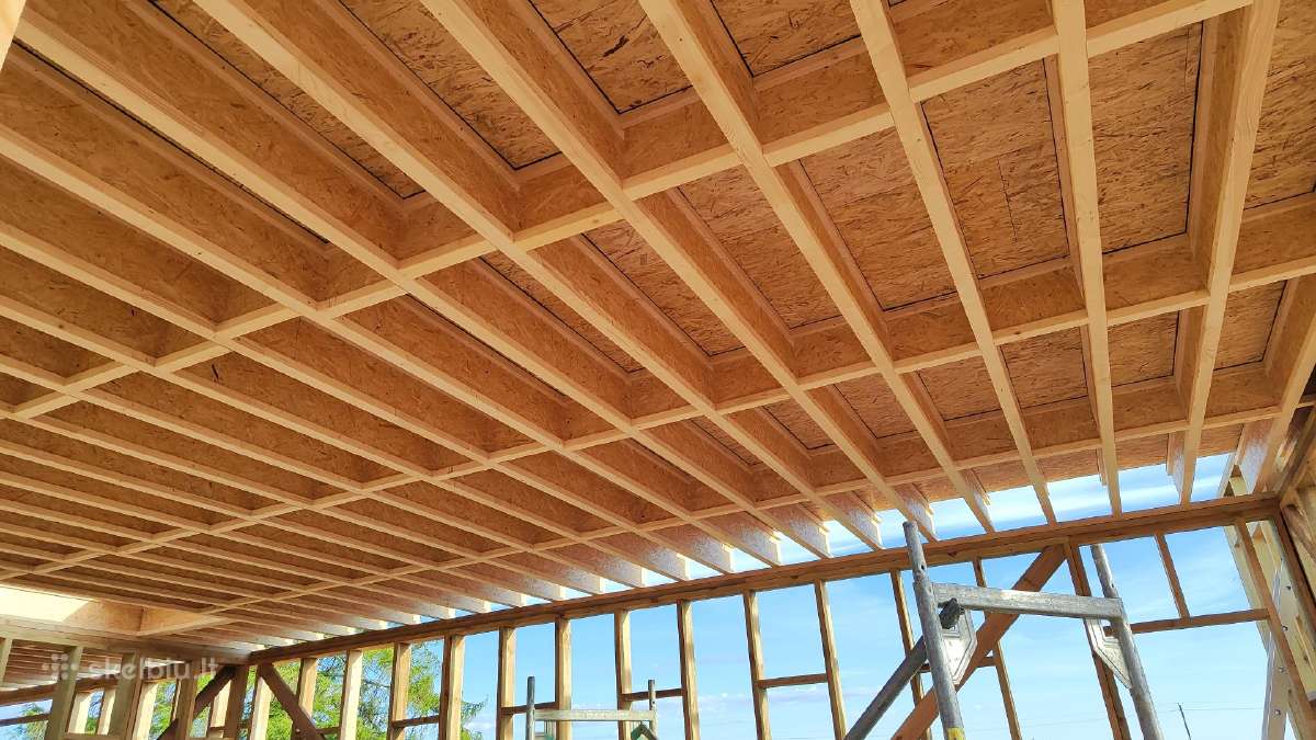 Dvitėjines sijos, i-beam statybinė mediena - nuotraukos Nr. 6