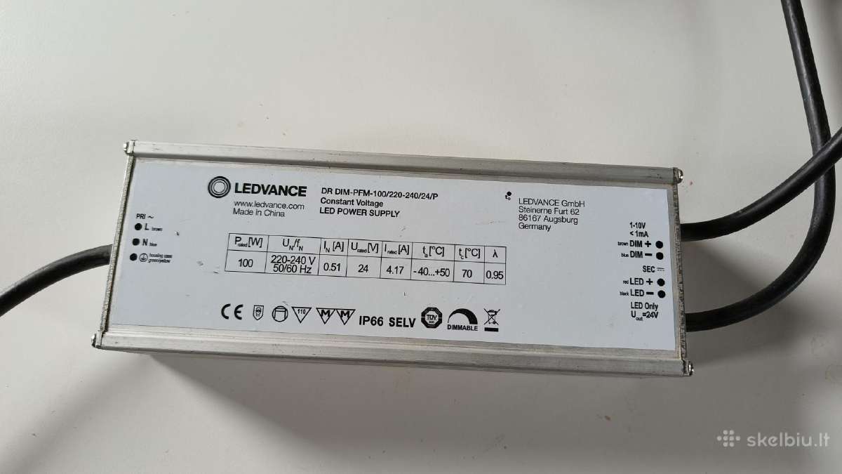 LED maitinimo šaltinis Ledvance 100w