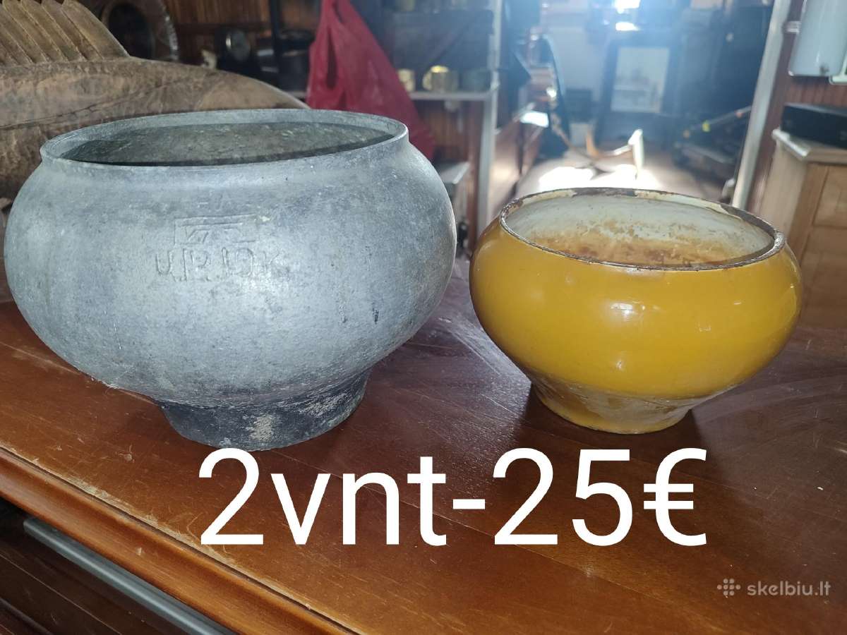 Seni cigunai puodynės