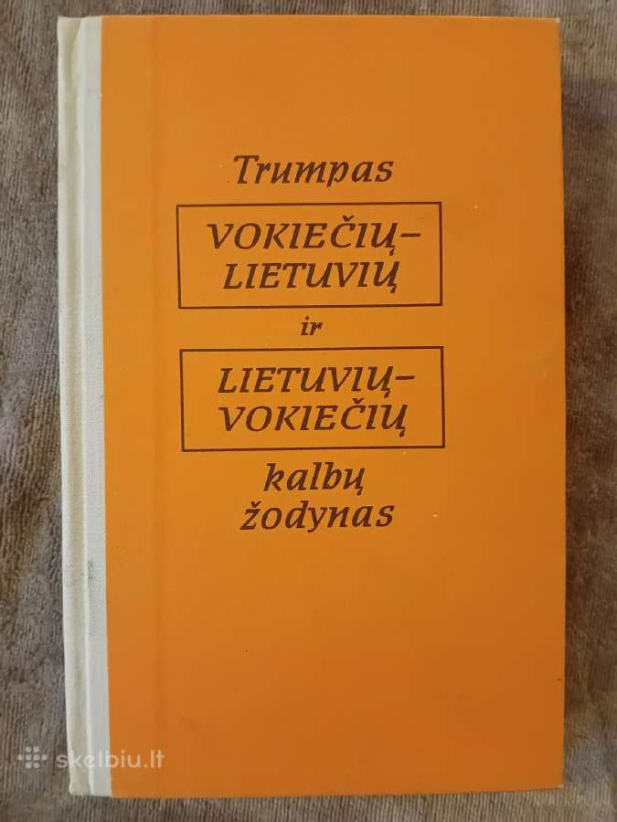 Tr. vokiečių-lietuvių ir lietuvių-vokiečių žodynas
