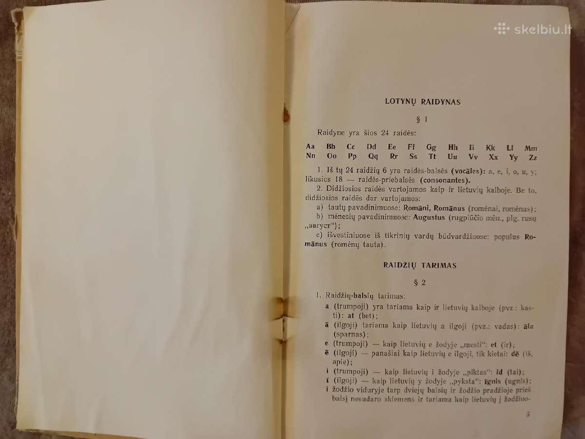 Lotynų kalbos vadovėlis, 1953 m. - nuotraukos Nr. 4