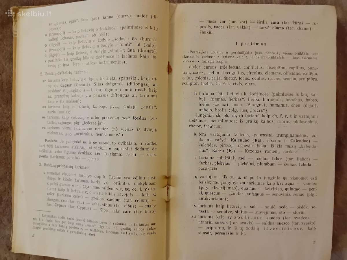 Lotynų kalbos vadovėlis, 1953 m. - nuotraukos Nr. 5