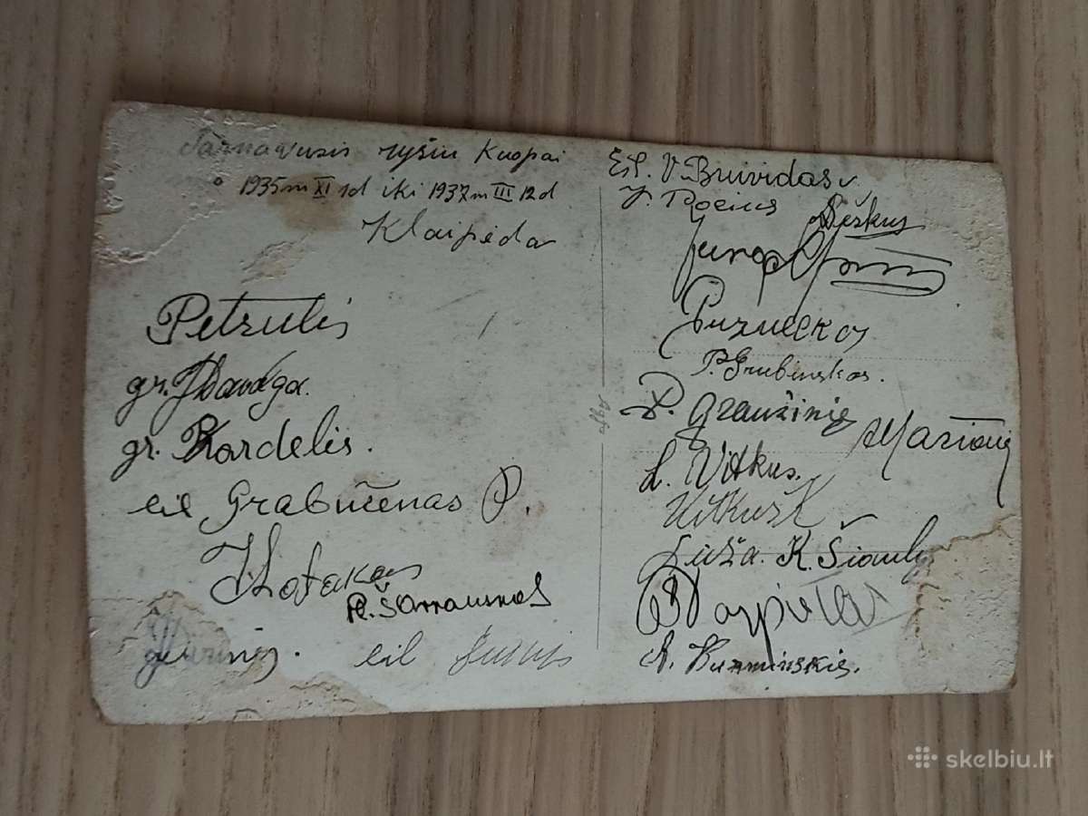 Lietuvos kariuomenė. Ryšių kuopa. 1937. Klaipėda - nuotraukos Nr. 2