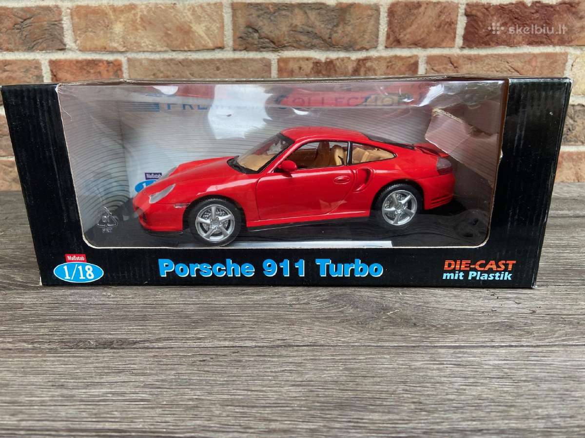 Porsche 911 turbo 1:18 welly su dezute supakuot