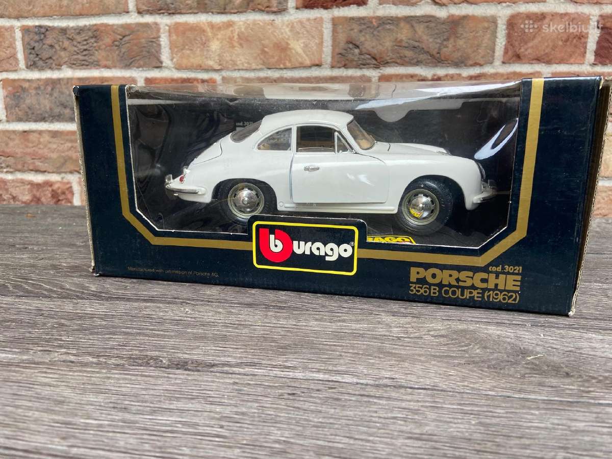 Porsche 356b su dezute bburago modelis naujas