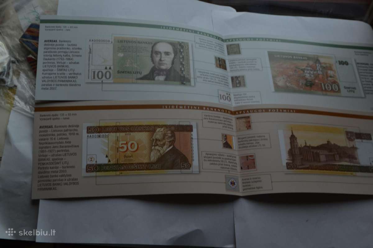 Banknotu apsaugos pozymiai