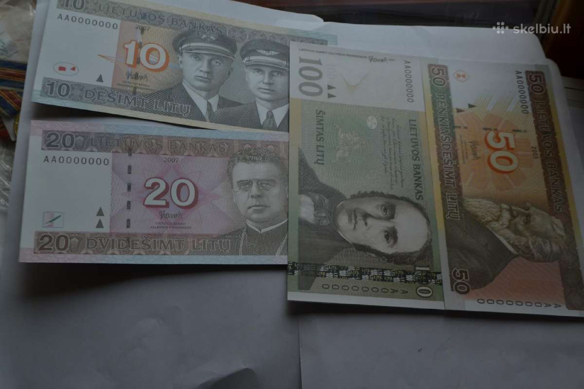 Banknotu apsaugos pozymiai - nuotraukos Nr. 3