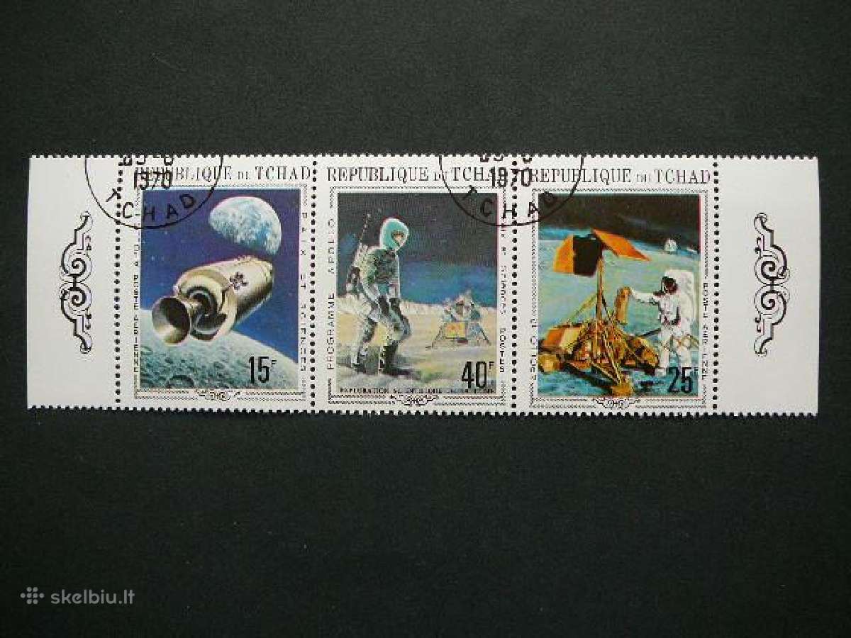 Kosmosas Apollo11 Cadas 1970 antsp. tch19