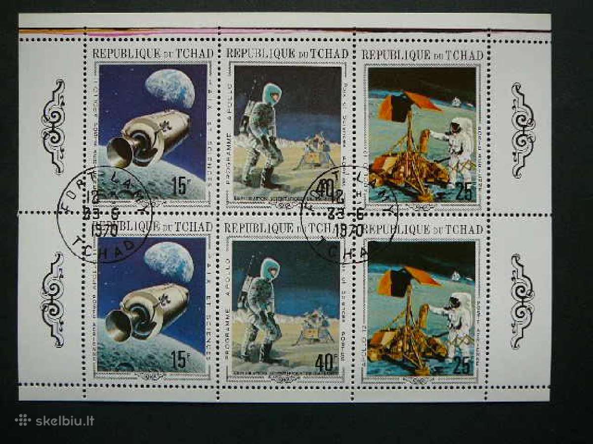Kosmosas Apollo11 Cadas 1970 antsp. tch20