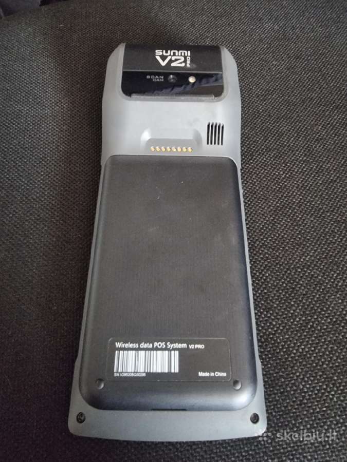 Sunmi V2 Pro, 1D, Usb-c, Bt, Wi-fi, 4G, Nfc, GPS, - nuotraukos Nr. 3