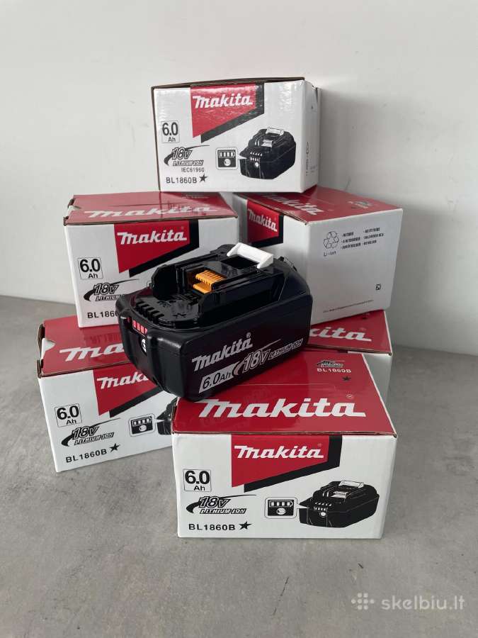 Makita irankiams baterijos 6ah - nuotraukos Nr. 2