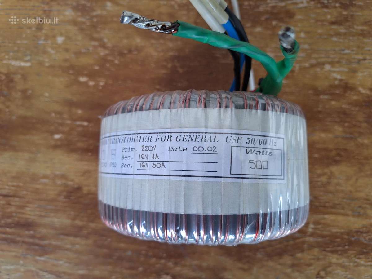 Transformatorius 16v - 500w