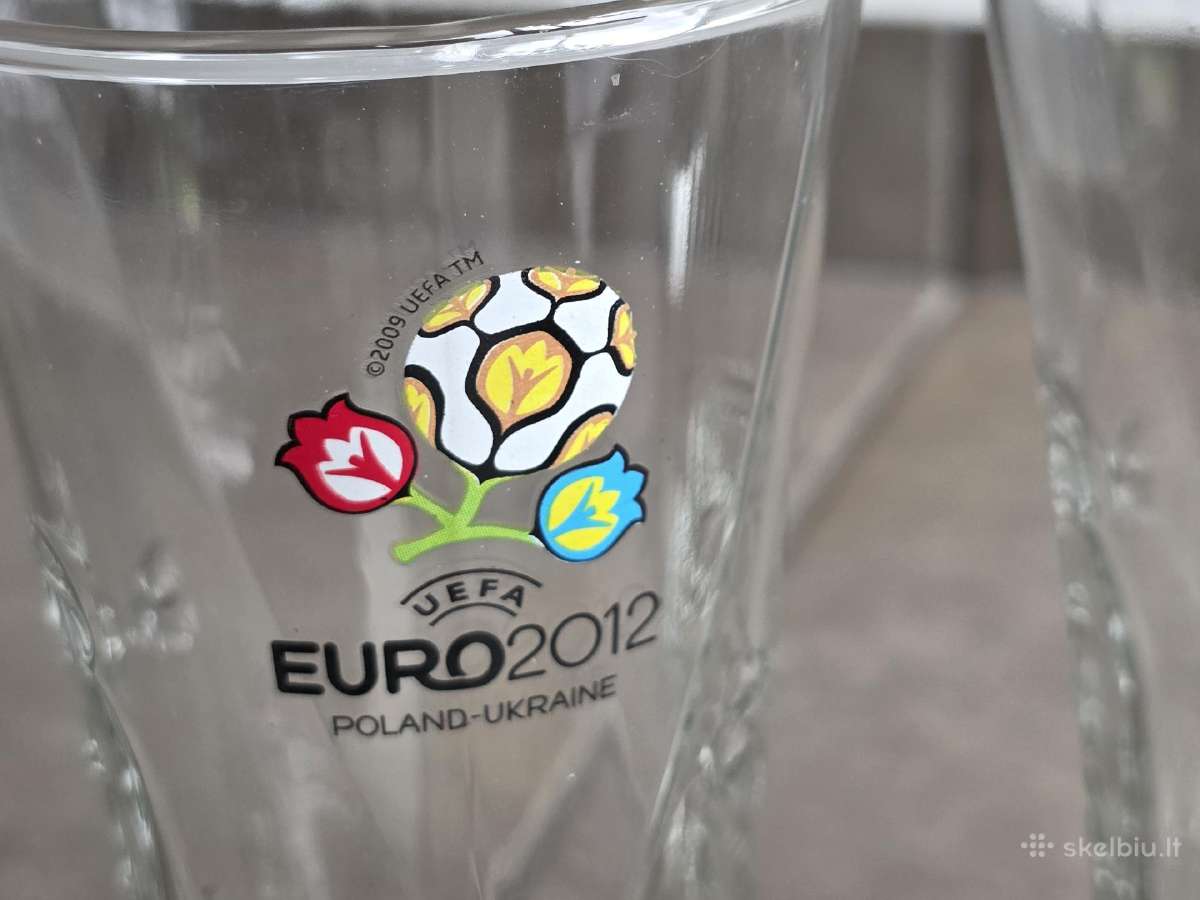 Alaus taurės 5 vnt Carlsberg Euro 2012 naujos - nuotraukos Nr. 5