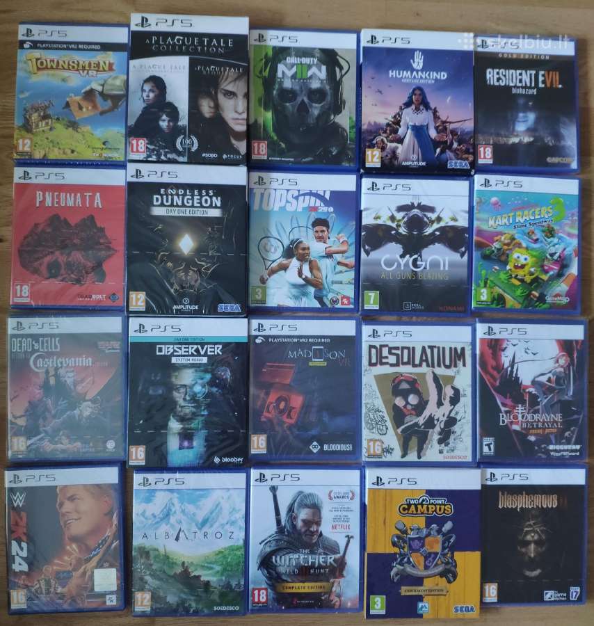 Ps5 ps4 zaidimai Nemokamas siuntimas nuo.,.,. - nuotraukos Nr. 5