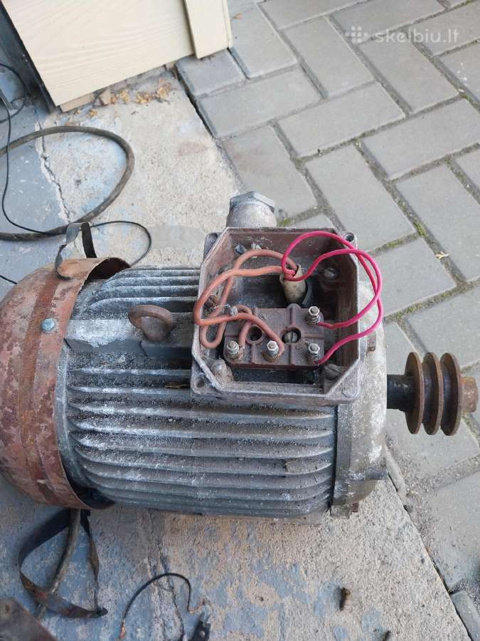 Elektros variklis 4a112m4 5,5 kw. Pervyn. į 230 V - nuotraukos Nr. 4