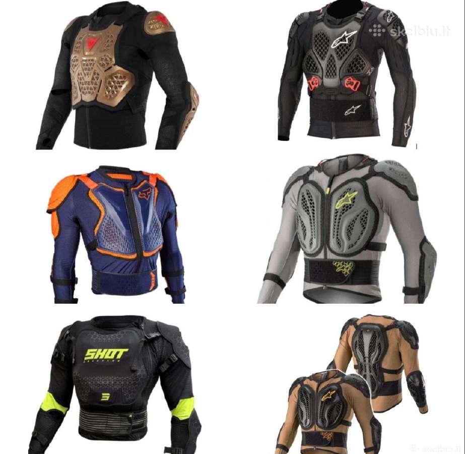 Moto apsaugos/šarvai, keliai jų nuoma Šiauliuose