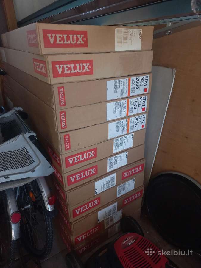 Velux 94x140 montavimo paketai banguotai dangai
