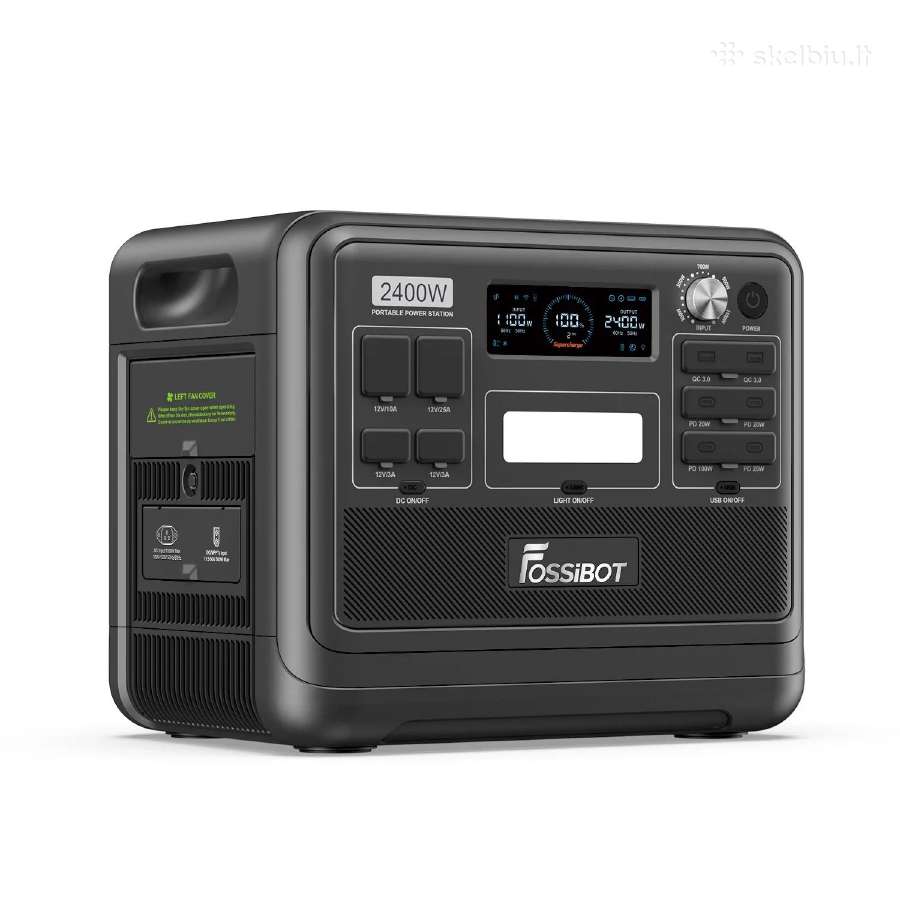 Elektros rezervinė stotelė Fossibot F2400 - nuotraukos Nr. 3