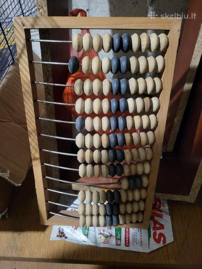 Skaitliukai dideli 9 Eur