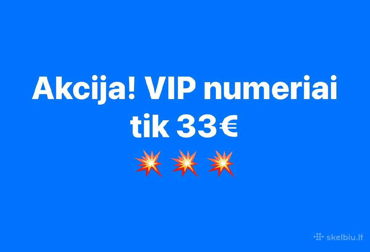 Akcija Gražūs telefono numeriai ! Pvz. 654 72227