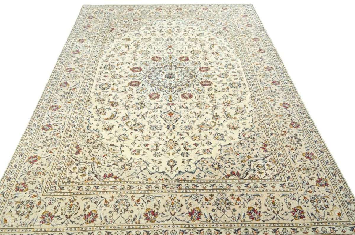 Rankų darbo persiškas kilimas Kashan 351x241 - nuotraukos Nr. 3
