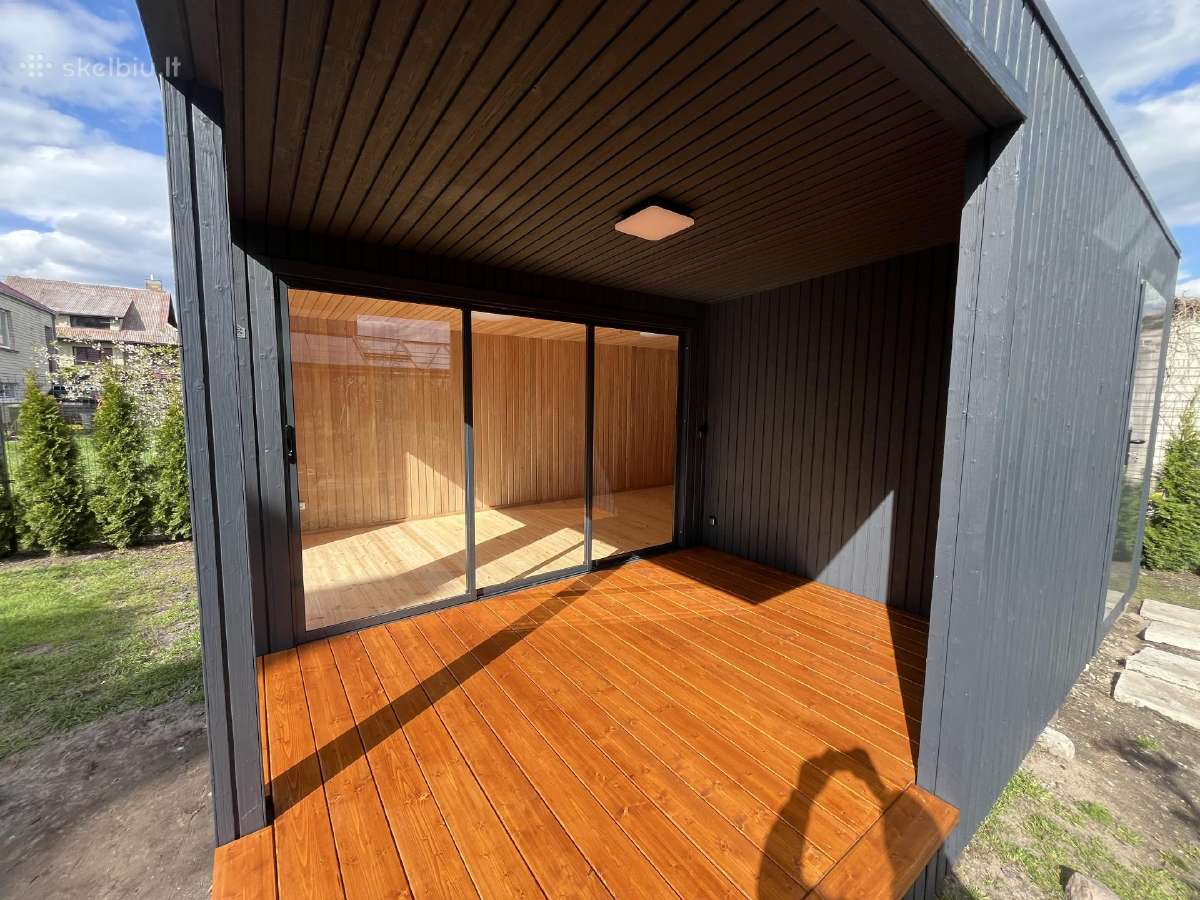 Модульный дом с кладовой и террасой - Skelbiu.lt